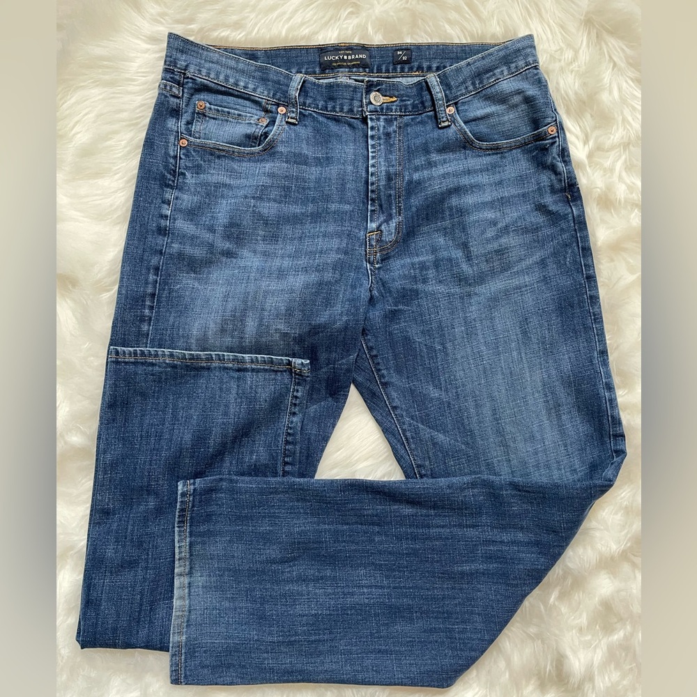 Men’s Lucky Brand Relaxed Fit Straight Leg Jeans 181 34x32
